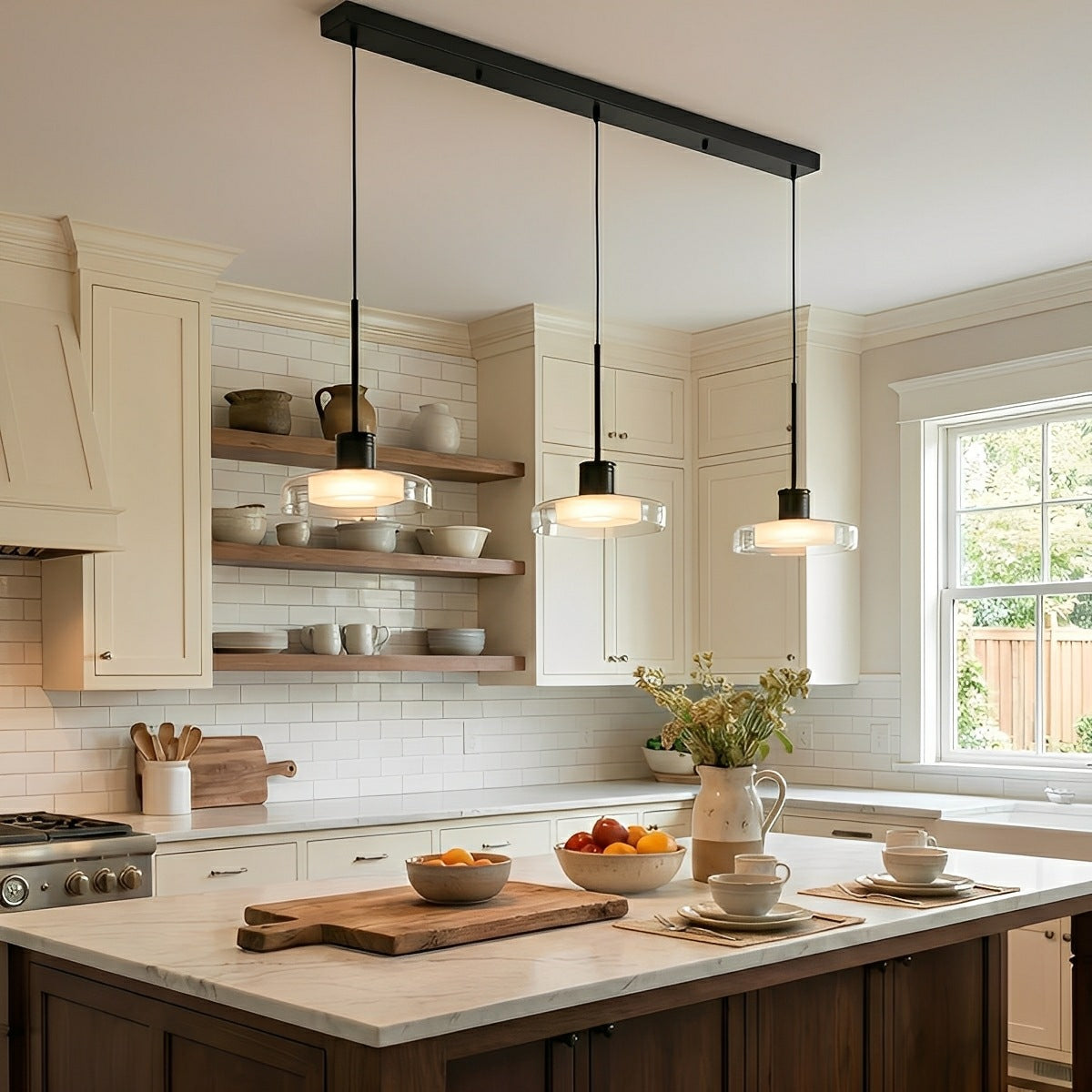Modern Minimalist Glass Indoor Bar Pendant Lights