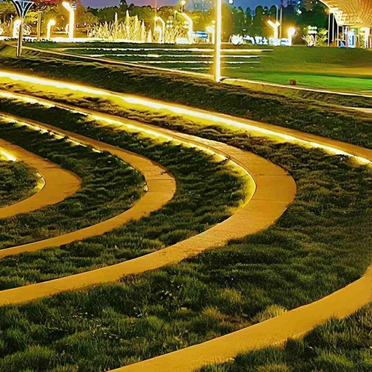 DC 24V Waterproof Underwater Outdoor Recessed COB Flexible Linear Lights 39.37 '' - Glimvale