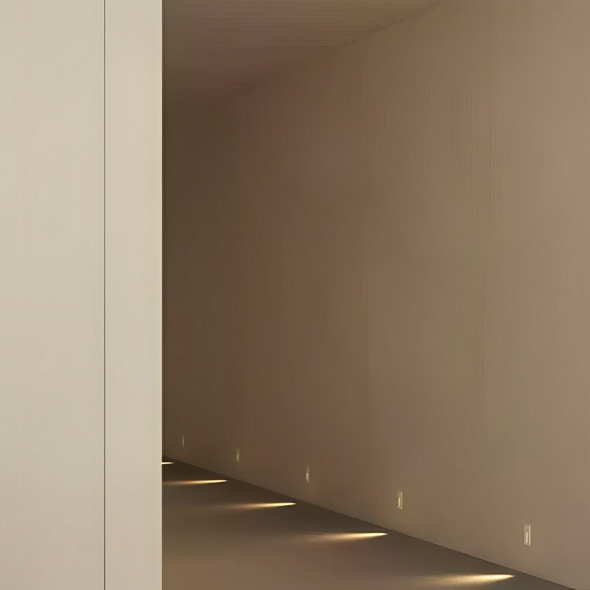 Indoor Minimalist Motion Sensor LED Recessed Stairway Wall Light - Glimvale