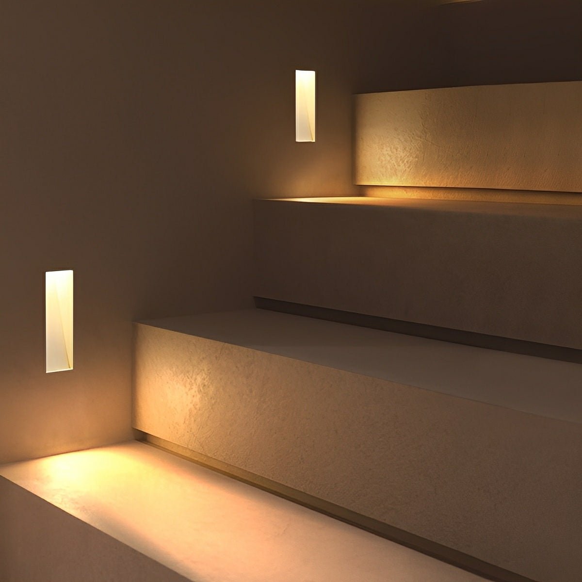 Minimalist LED Recessed Wall Sconces Stairway Lights - Glimvale