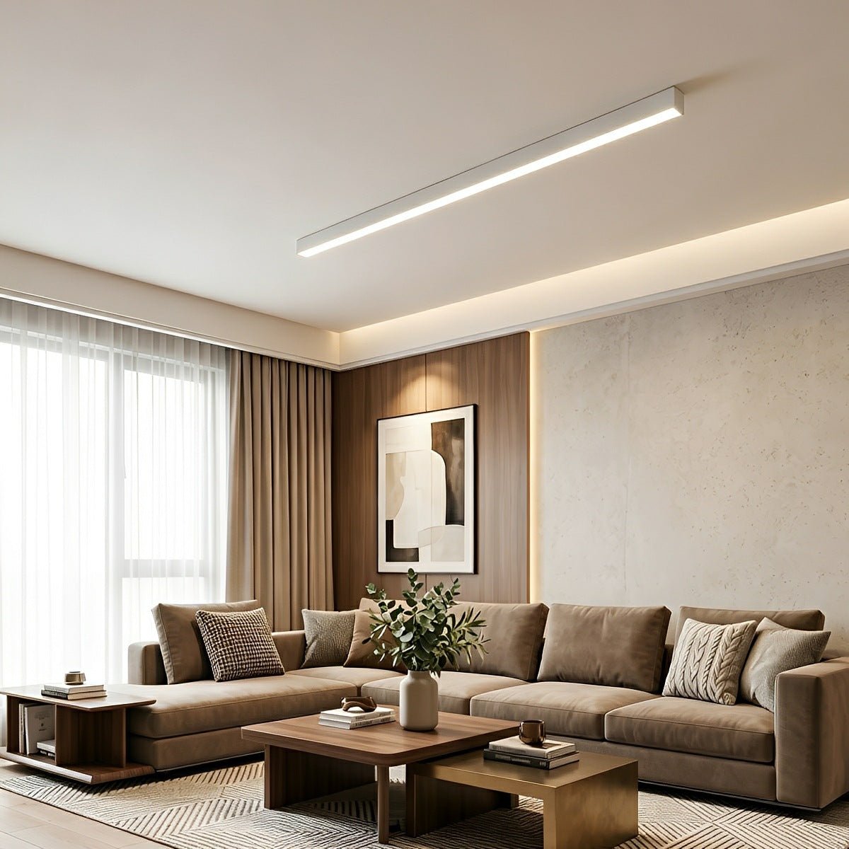 Minimalist Strip Dimming LED Modern Ceiling Light - Glimvale