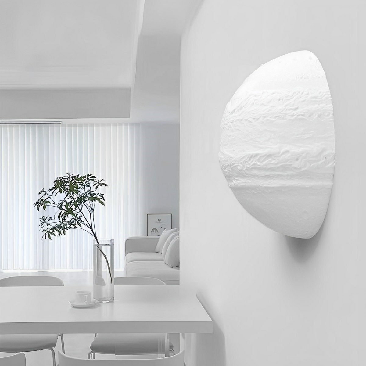 Modern 3D Moon Jupiter Planet LED Indoor Wall Lights - Glimvale