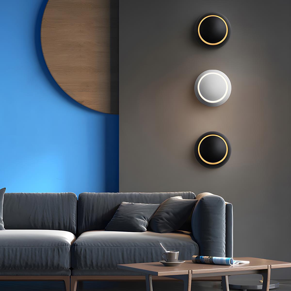 Modern Adjustable Moon Eclipse Creative LED Wall Sconce - Glimvale