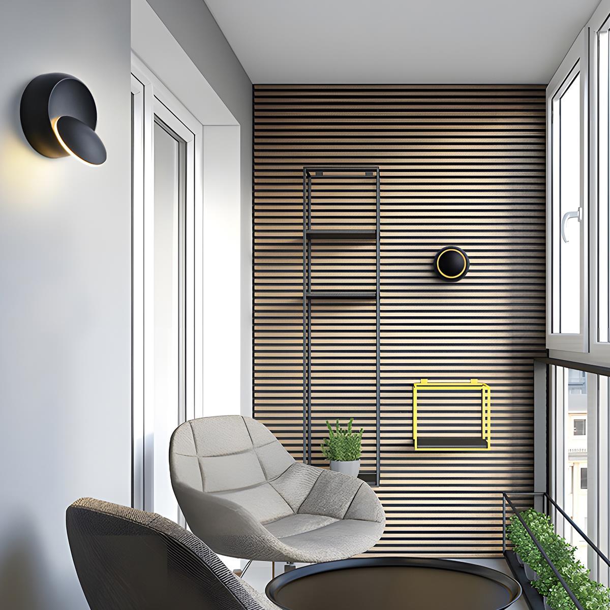Modern Adjustable Moon Eclipse Creative LED Wall Sconce - Glimvale