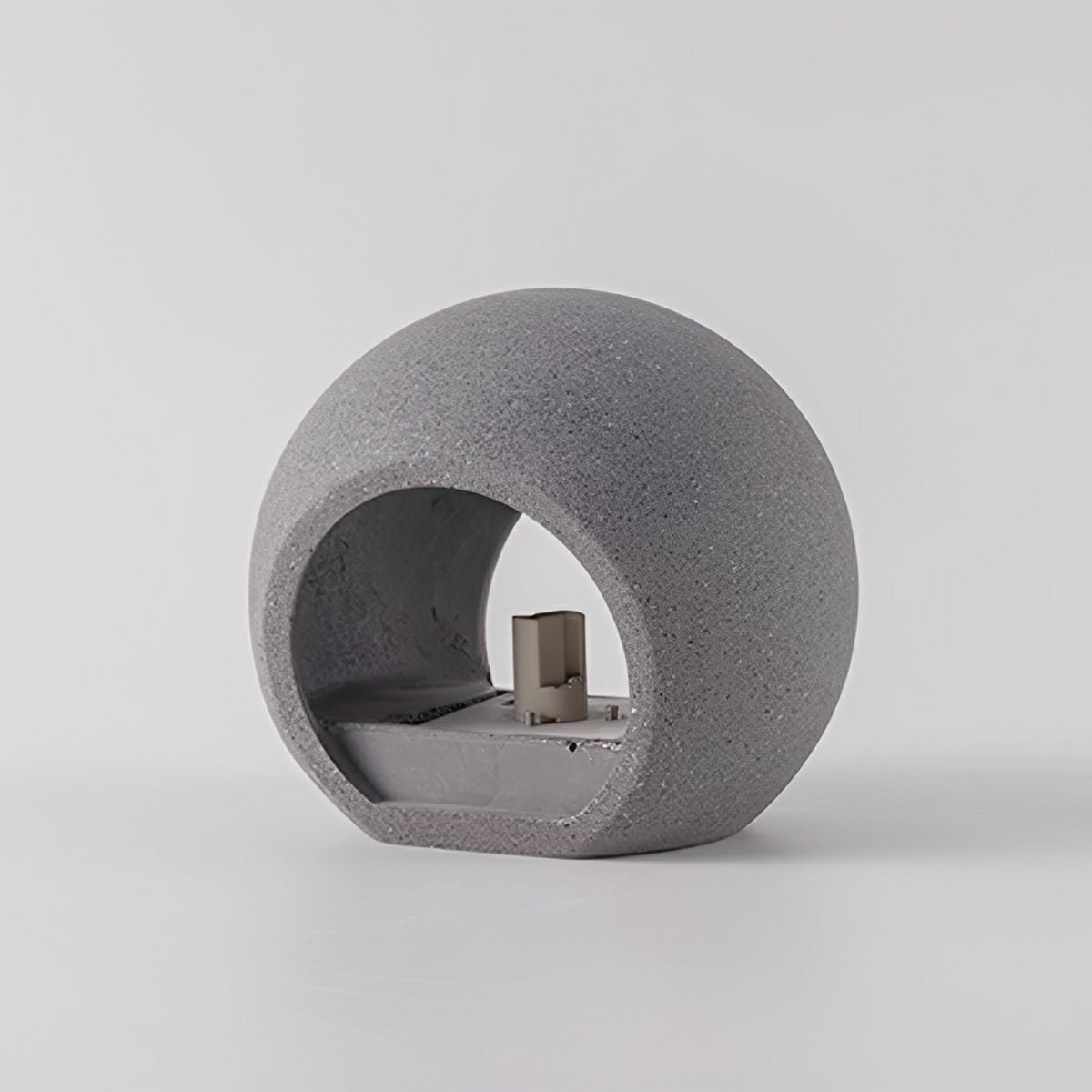 Modern Cement Egg - Shaped Up and Down LED Wall Sconces - Glimvale