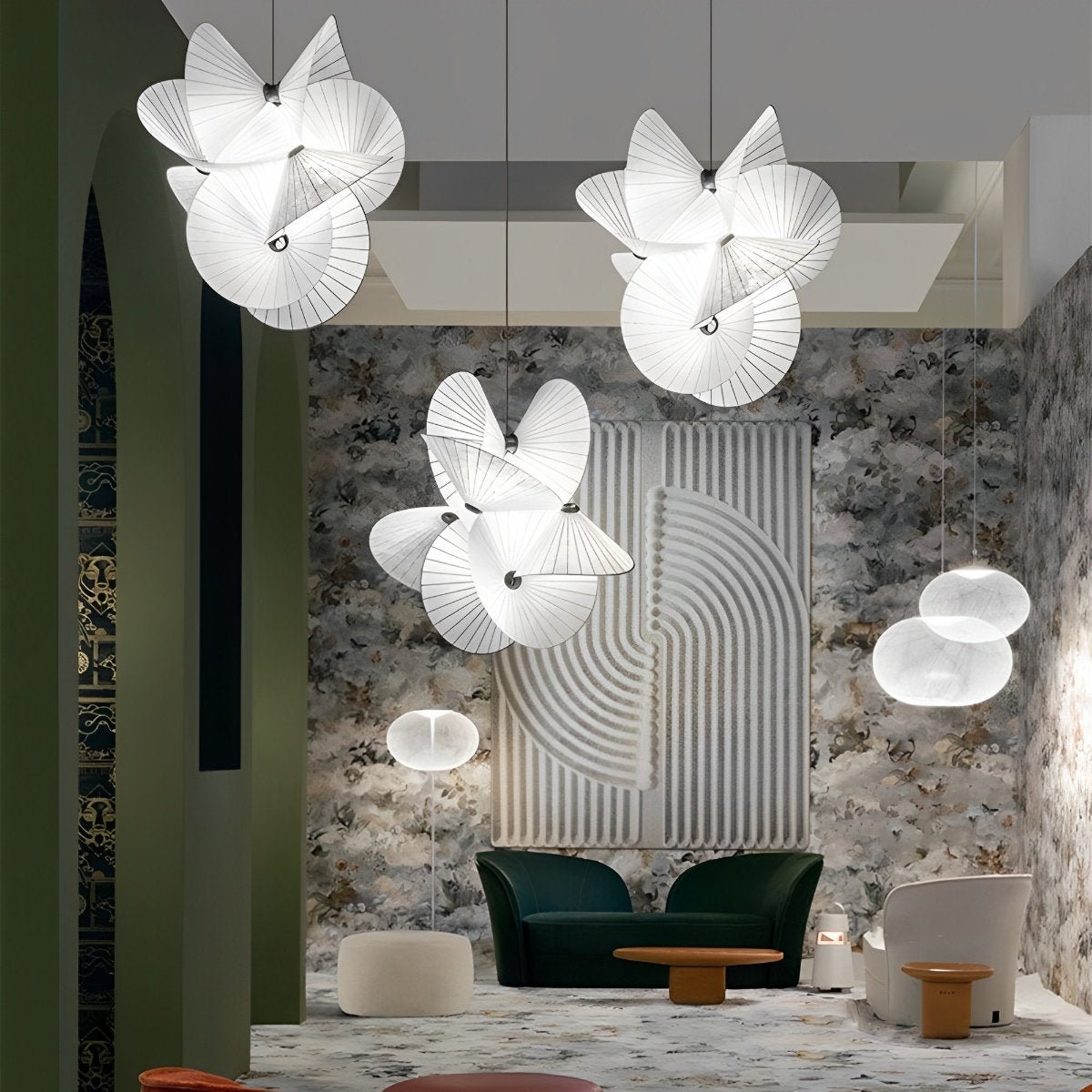 Modern Creative Minimalist Umbrella Art Chandelier Light - Glimvale