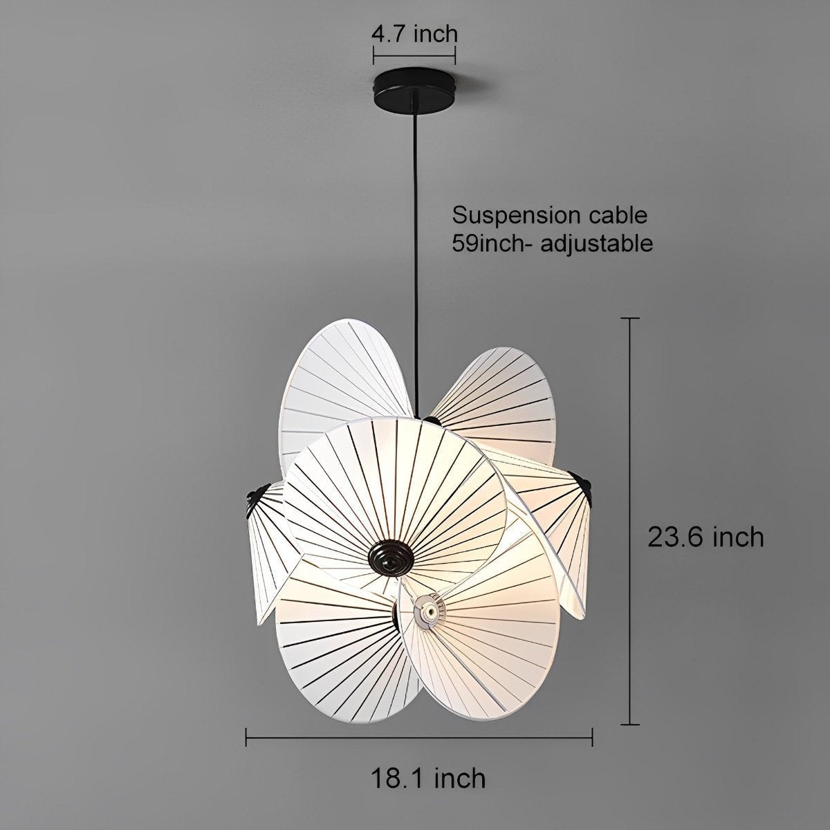 Modern Creative Minimalist Umbrella Art Chandelier Light - Glimvale