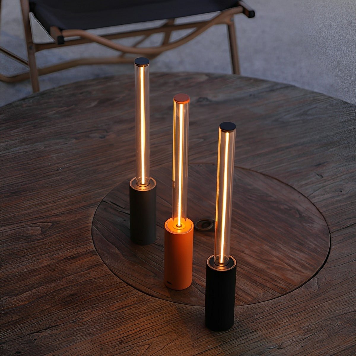 Modern Cylinder Dimmable LED Table Lamp Ambient Light - Glimvale