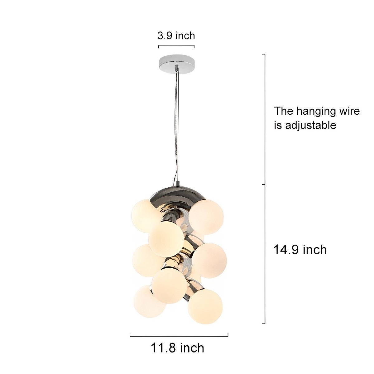 Modern Minimalist Art Grape Shape Chandelier - Glimvale