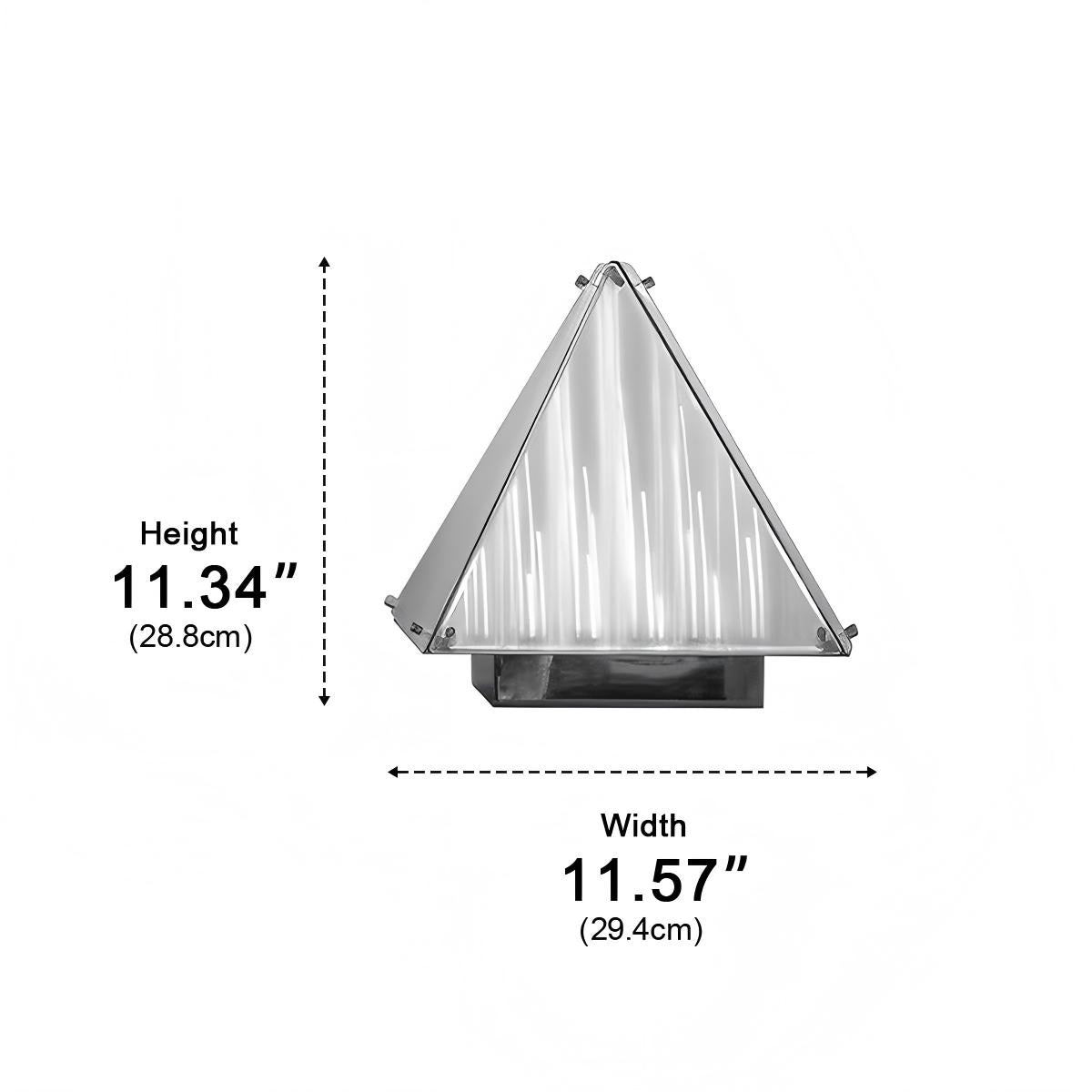Modern Minimalist Pyramid Dimmable LED Table Lamp - Glimvale