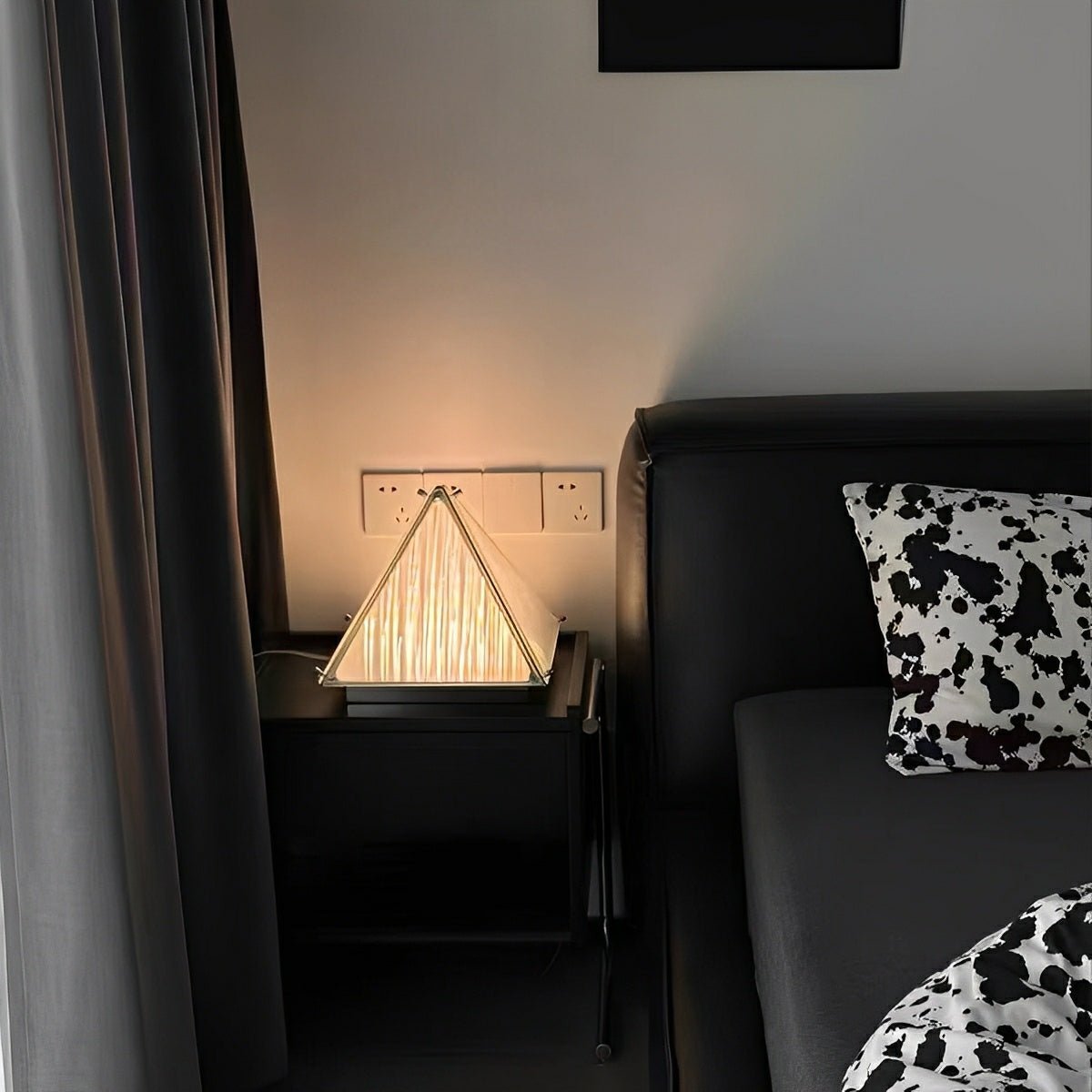 Modern Minimalist Pyramid Dimmable LED Table Lamp - Glimvale