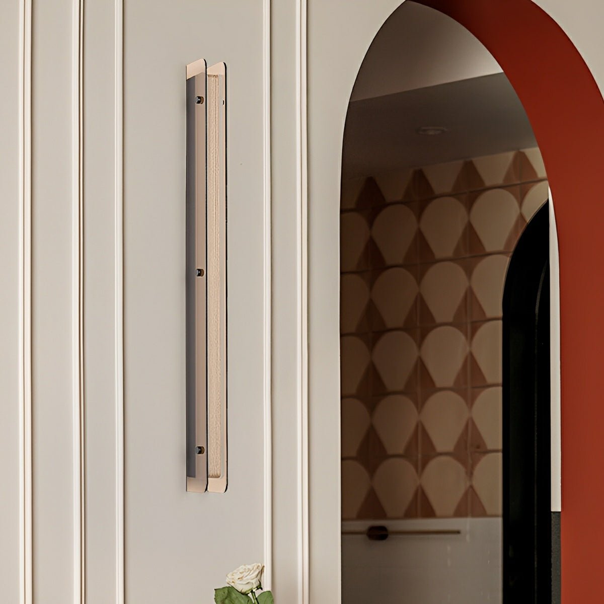 Modern Minimalist Slim Vertical LED Linear Wall Sconce - Glimvale