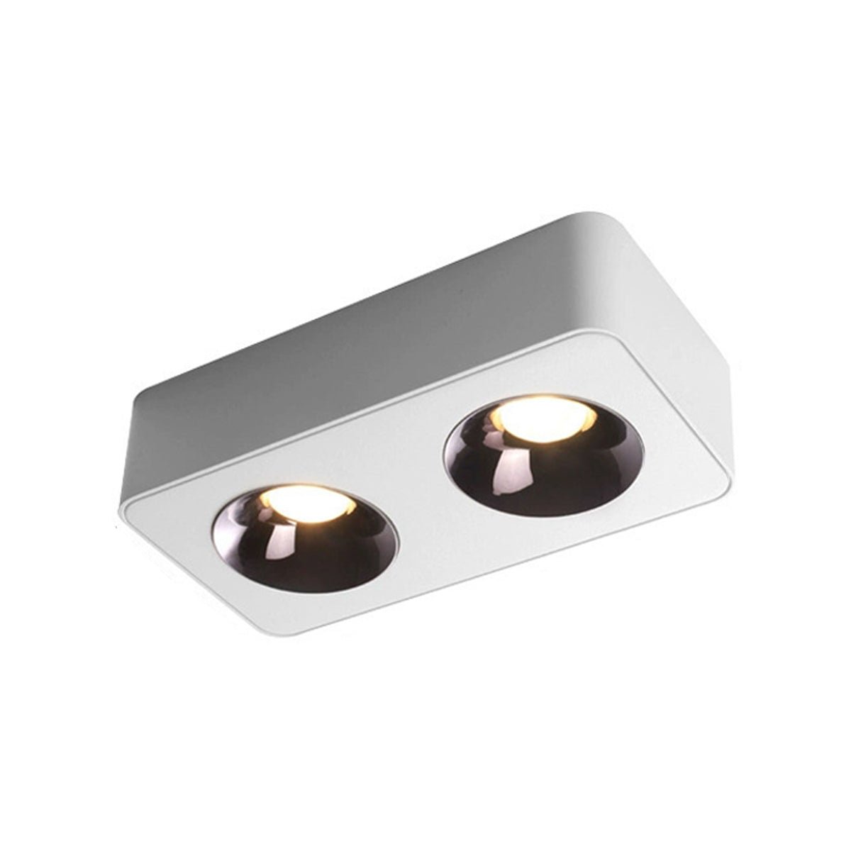 Modern Minimalist Square LED Indoor Ceiling Spot Light - Glimvale