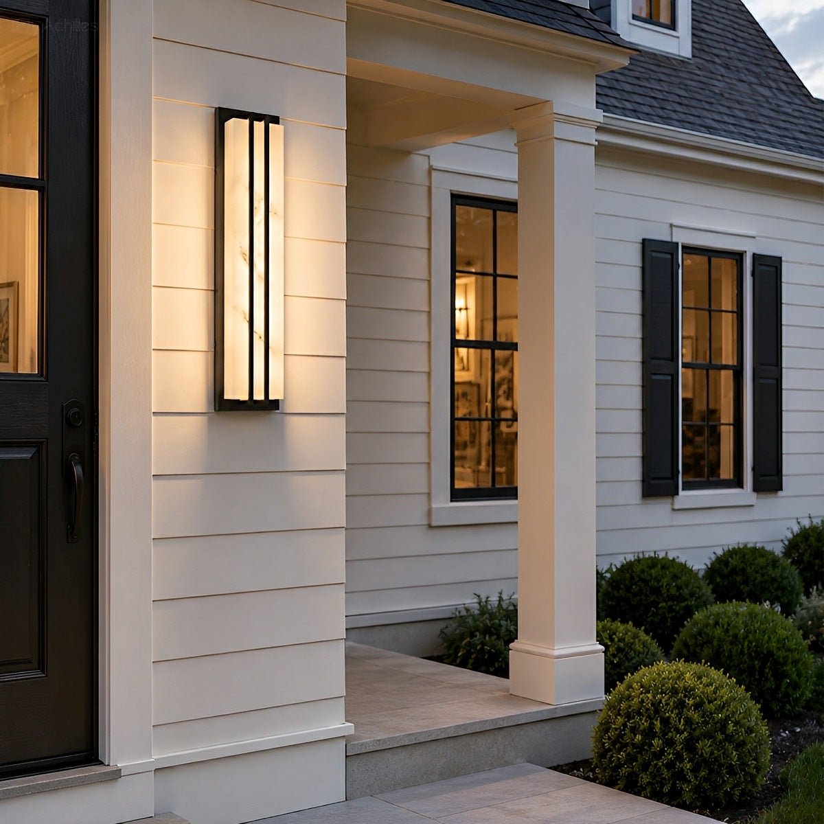 Modern Minimalist Waterproof Rectangular LED Outdoor Wall Light - Glimvale