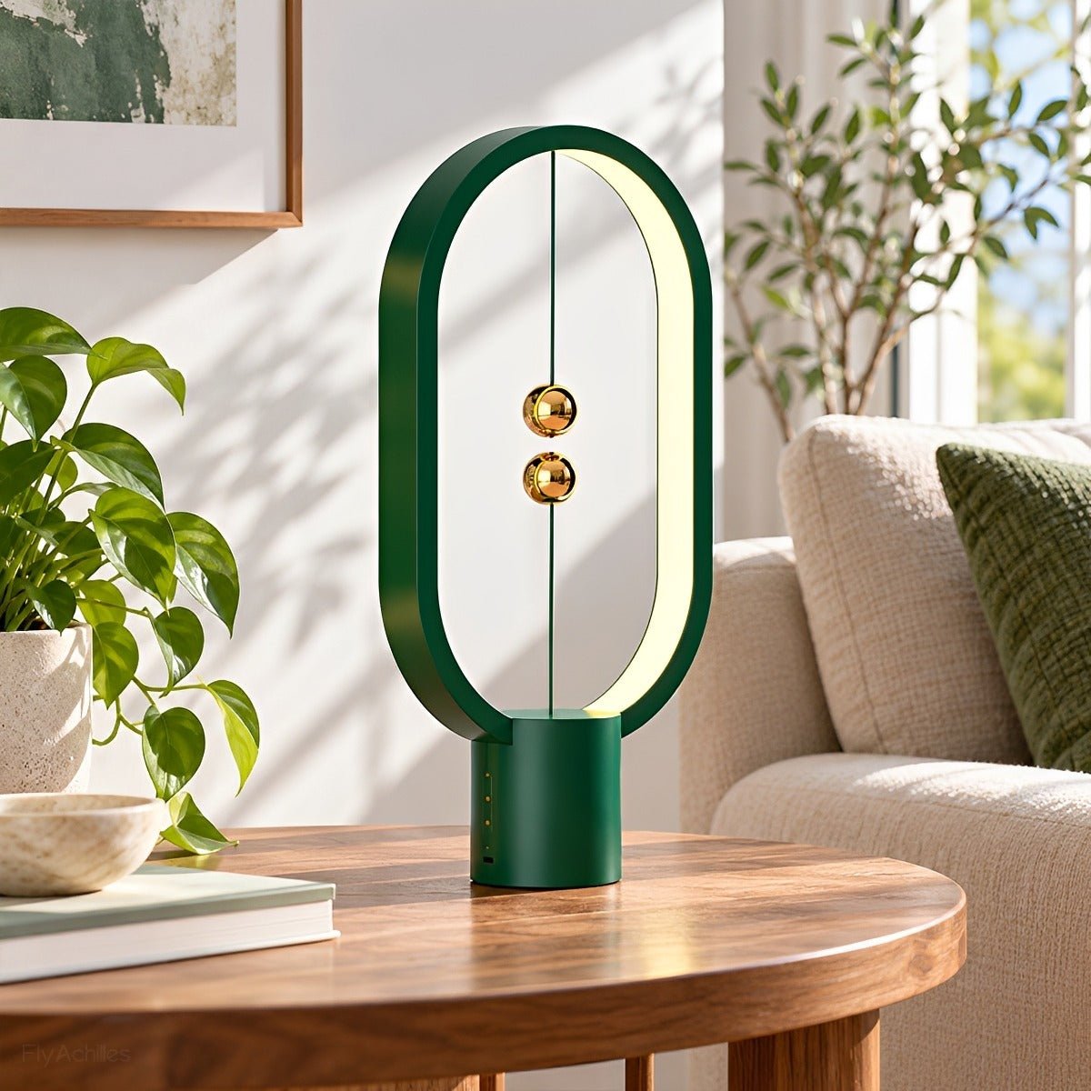 Modern Oval LED Table Lamp Rechargeable Dimmable - Glimvale