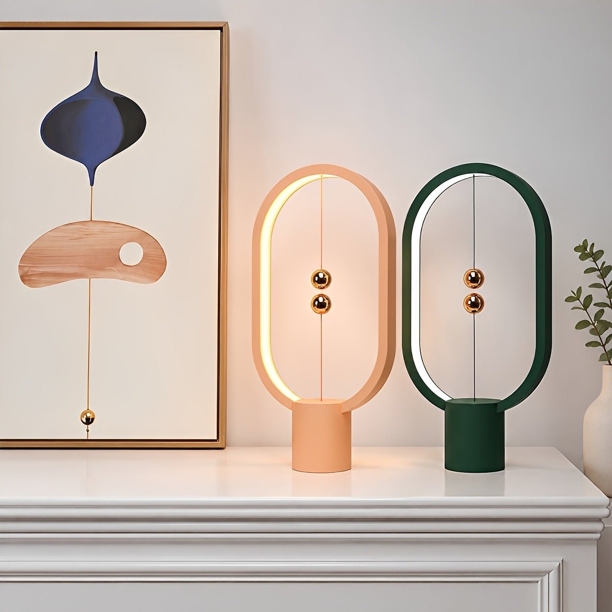 Modern Oval LED Table Lamp Rechargeable Dimmable - Glimvale