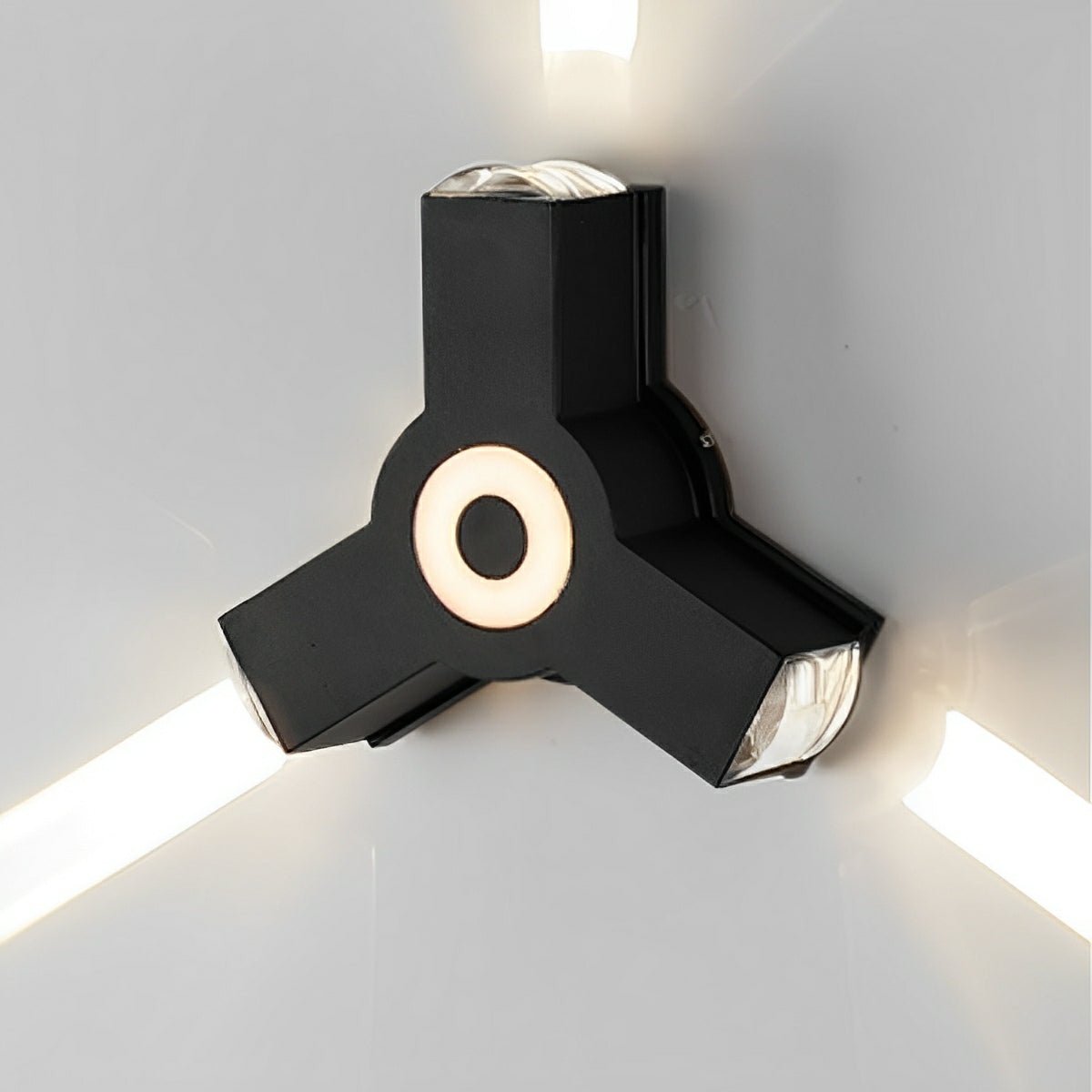 Modern Waterproof Black Outdoor LED Wall Lights Spotlights - Glimvale