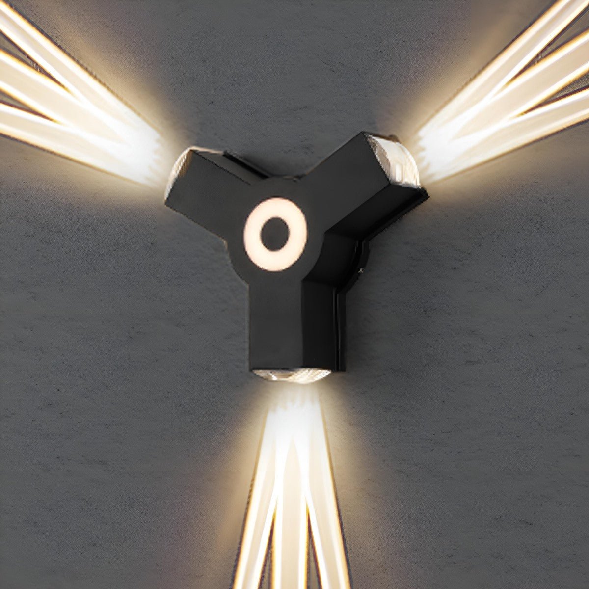 Modern Waterproof Black Outdoor LED Wall Lights Spotlights - Glimvale