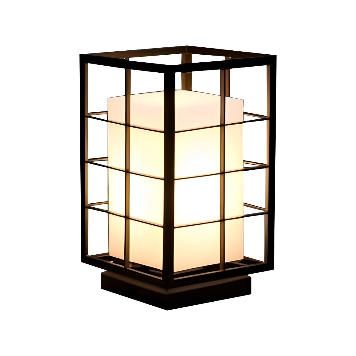 Modern Waterproof Square Lantern LED Outdoor Landscape Lawn Lighting - Glimvale