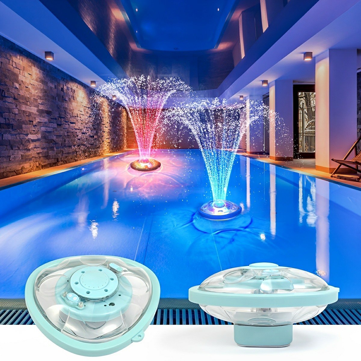 Outdoor RGB Floating Fountain Pool Light - Glimvale