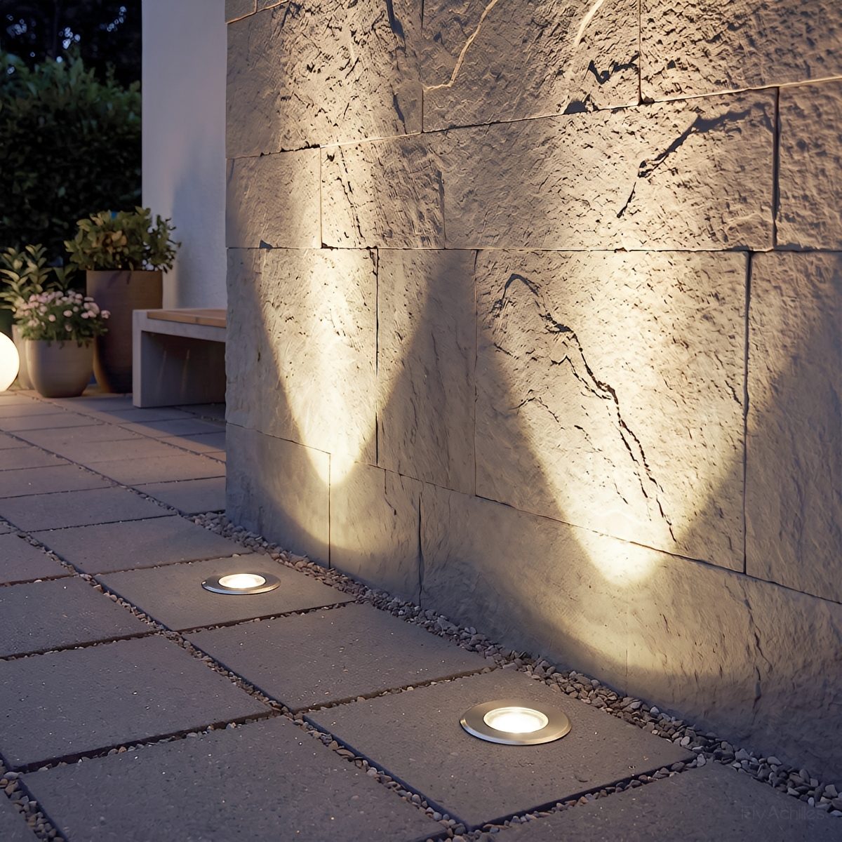 Outdoor Waterproof Recessed In-Ground LED Deck Spot Lights - Glimvale
