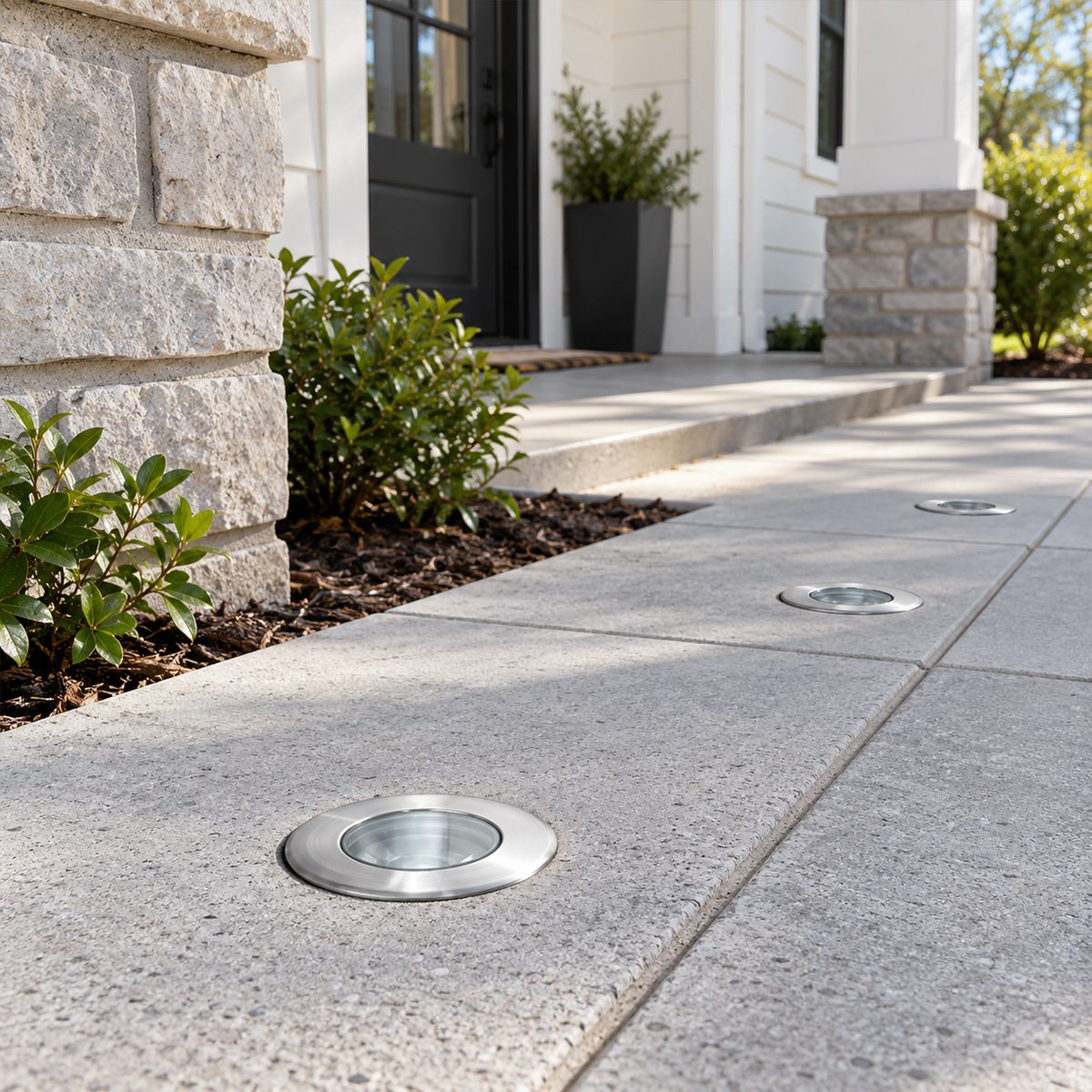 Outdoor Waterproof Recessed In-Ground LED Deck Spot Lights - Glimvale