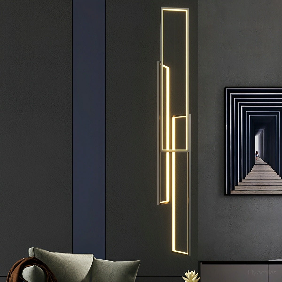 Rectangle LED Chandelier – Modern Minimalist - Glimvale