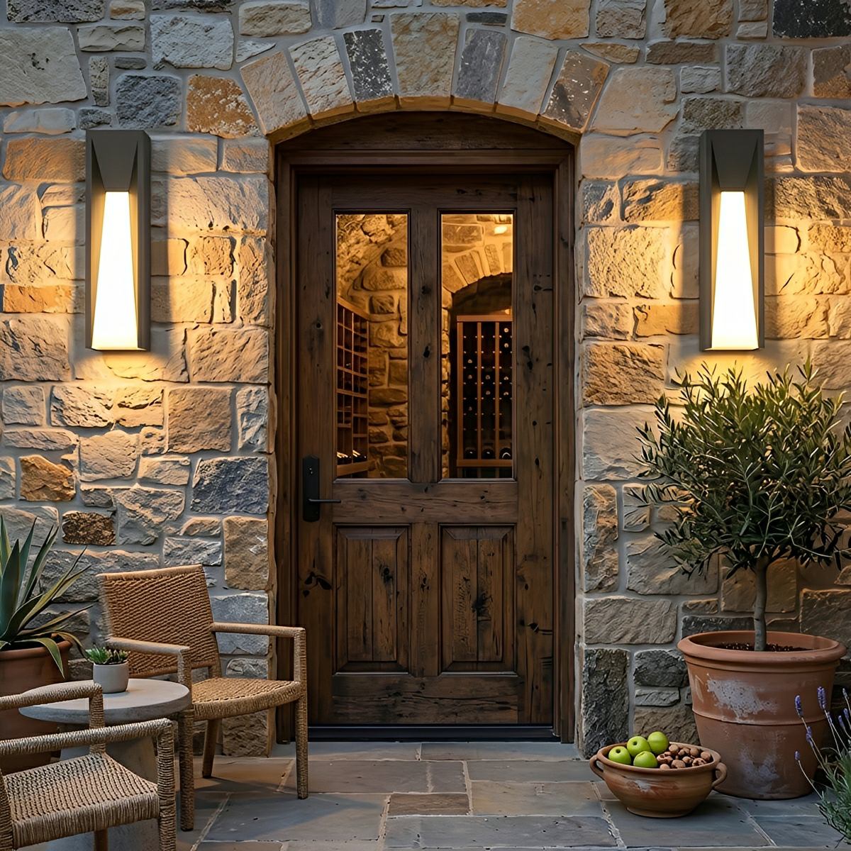 Rectangle LED Waterproof Modern Wall Sconces Lighting - Glimvale
