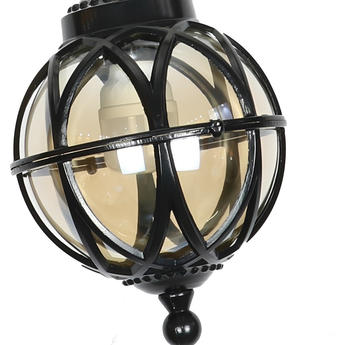 Rustic Waterproof Globe Outdoor Light Pendant Light Hanging Lantern - Glimvale