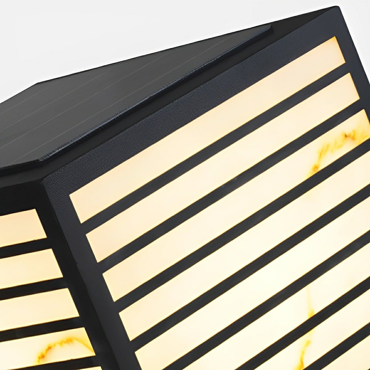 Square Waterproof LED Modern Outdoor Deck Post Lights - Glimvale
