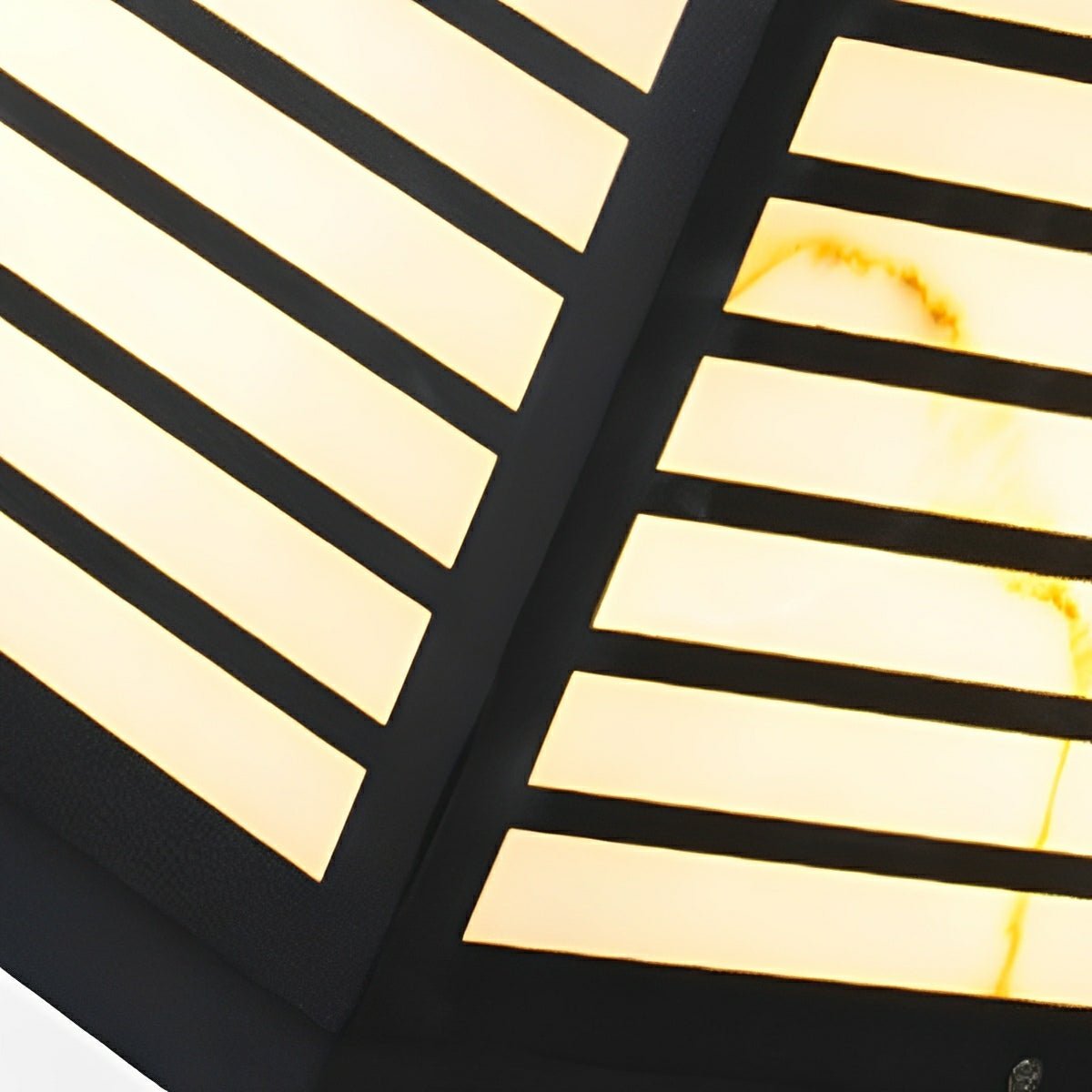 Square Waterproof LED Modern Outdoor Deck Post Lights - Glimvale