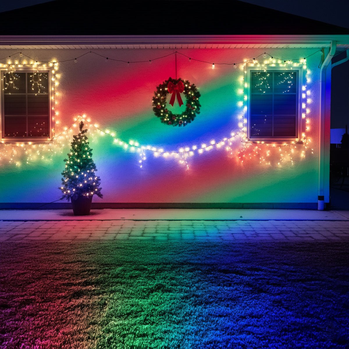 Tunable Outdoor Waterproof RGB LED Spot Light Landscape Tree Lighting With Remote Control - Glimvale