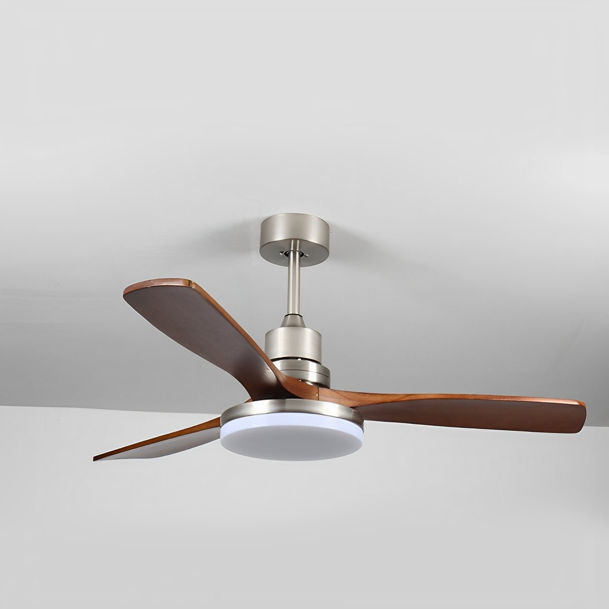 Vintage Variable Frequency Solid Wood Ceiling Fan Light - Glimvale