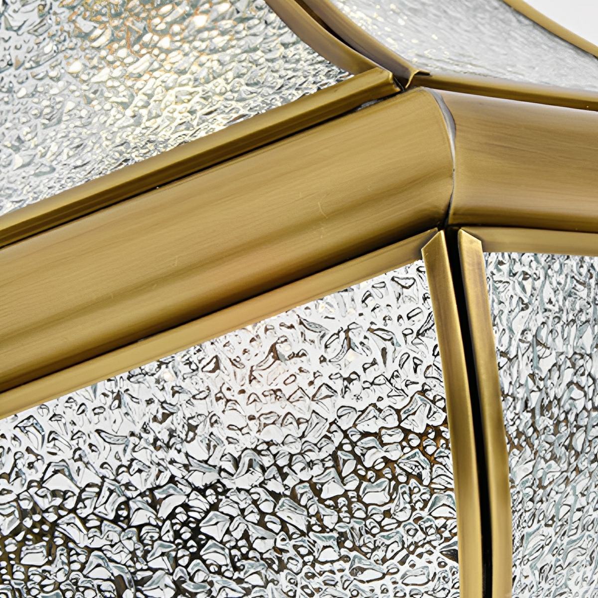 Waterproof Copper Luxury Diamond LED Outdoor Ceiling Lights - Glimvale