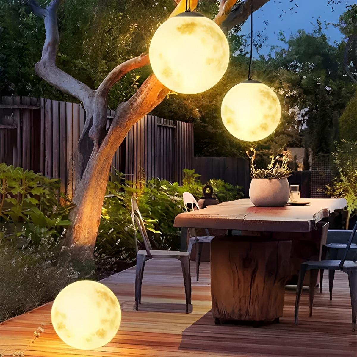 Waterproof Moon Garden Landscape Outdoor Ceiling Lights - Glimvale