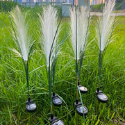 10pcs Solar Waterproof Simulated Reed Fiber Optic Outdoor Lawn Lights - Glimvale