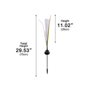 10pcs Solar Waterproof Simulated Reed Fiber Optic Outdoor Lawn Lights - Glimvale
