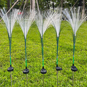 10pcs Solar Waterproof Simulated Reed Fiber Optic Outdoor Lawn Lights - Glimvale