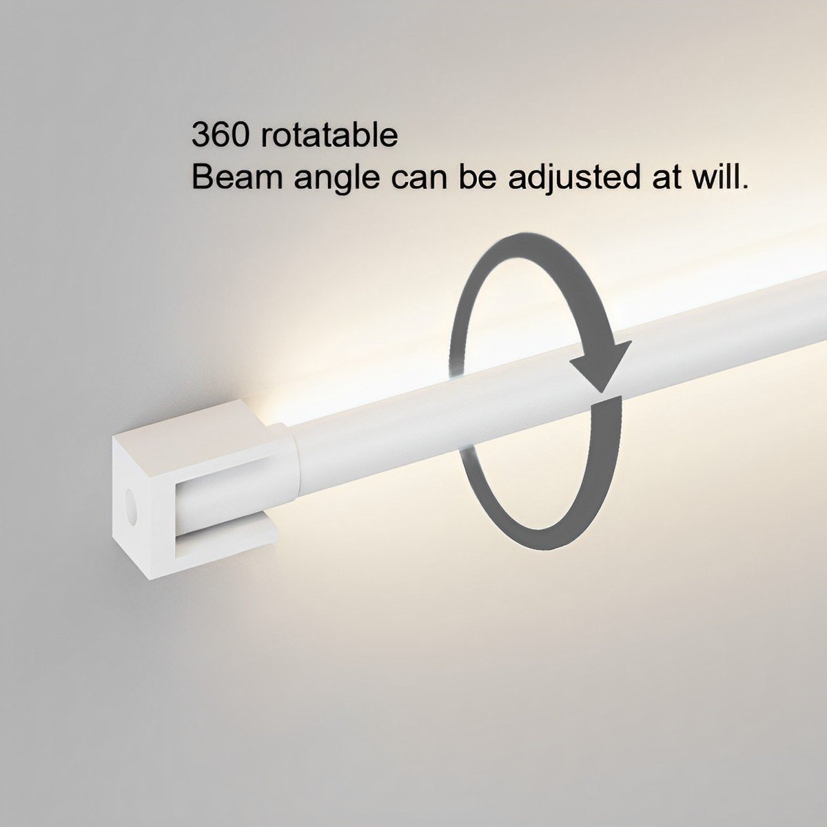 360° Rotatable Modern Minimalist Plug - in LED Long Strip Lights Wall Light