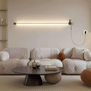 360° Rotatable Modern Minimalist Plug - in LED Long Strip Lights Wall Light
