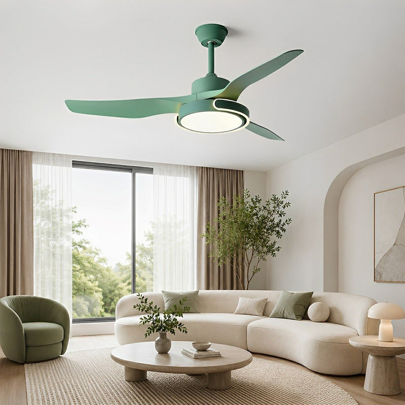 Ceiling Fan with Lights DC Motor Remote Control Reversible - Glimvale