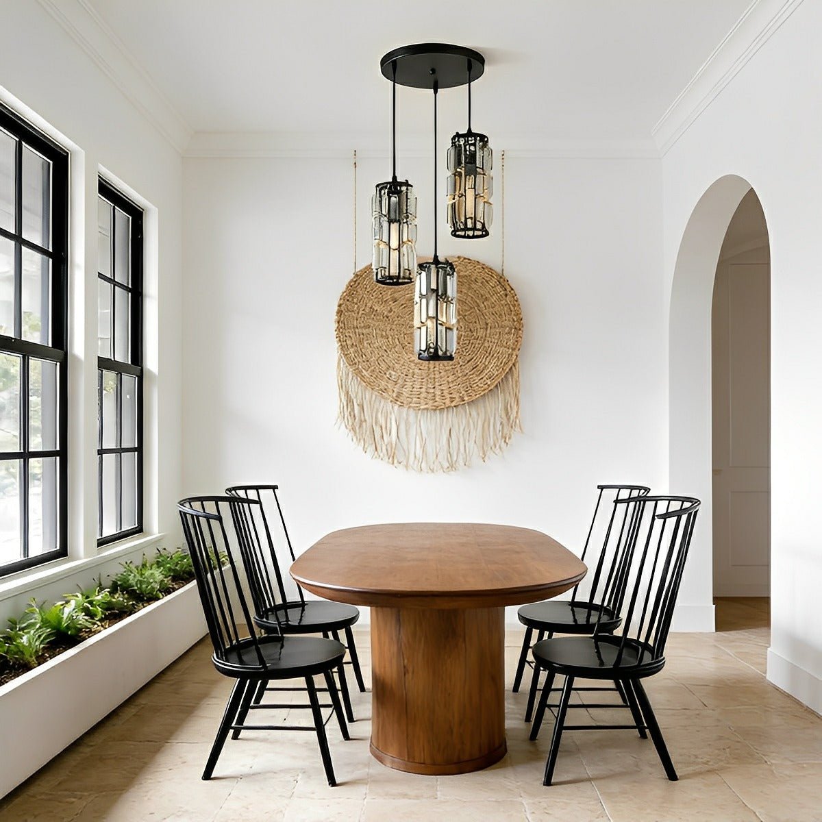 Creative Iron Crystal Glass Chandelier Pendant Lights Ceiling Lamp - Glimvale