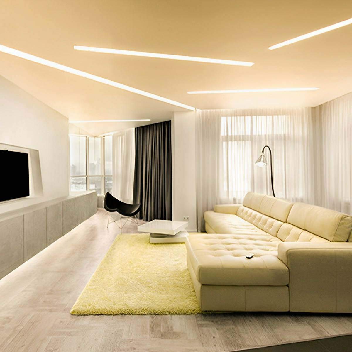 DC 24V Waterproof Outdoor Recessed COB Flexible Linear Stair Lights - Glimvale