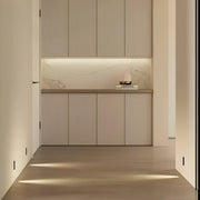 Indoor Minimalist Motion Sensor LED Recessed Stairway Wall Light - Glimvale