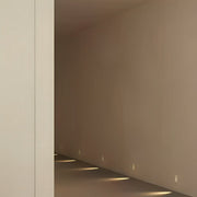 Indoor Minimalist Motion Sensor LED Recessed Stairway Wall Light - Glimvale