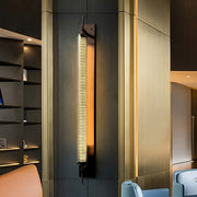 Industrial LED Wall Sconce – Stainless Steel Long Strip Wall Light - Glimvale