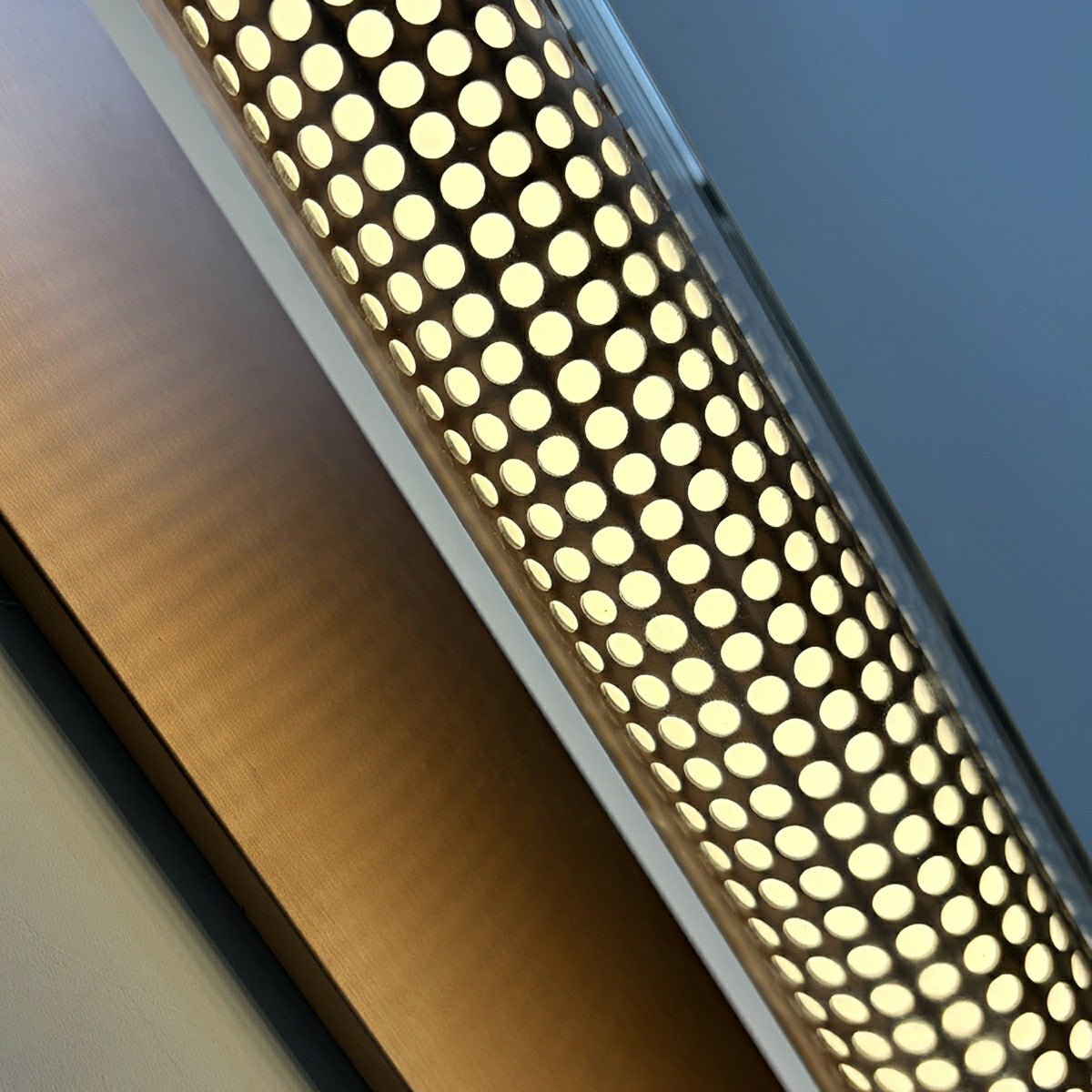 Industrial LED Wall Sconce – Stainless Steel Long Strip Wall Light - Glimvale