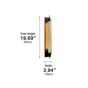 Industrial LED Wall Sconce – Stainless Steel Long Strip Wall Light - Glimvale