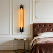 Industrial LED Wall Sconce – Stainless Steel Long Strip Wall Light - Glimvale