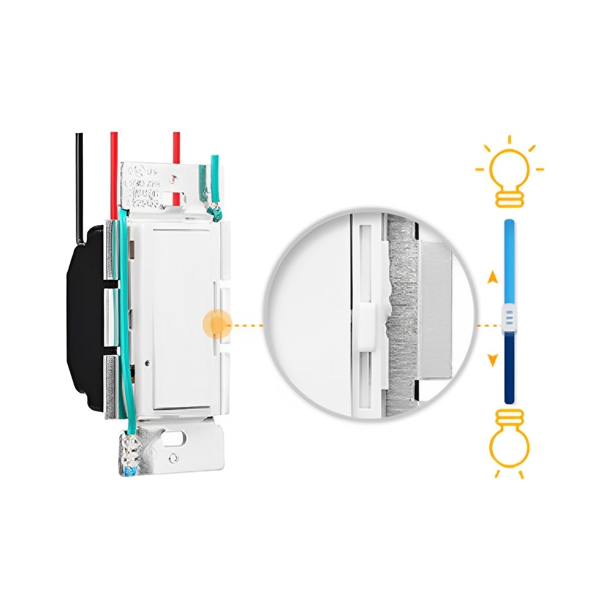 LED Light Dimmer Triac Dimmer Wall Switch Controller - Glimvale